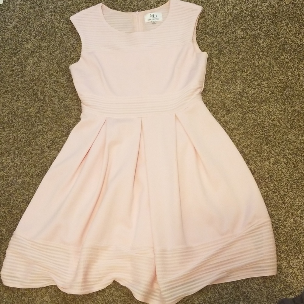 A baby pink dress